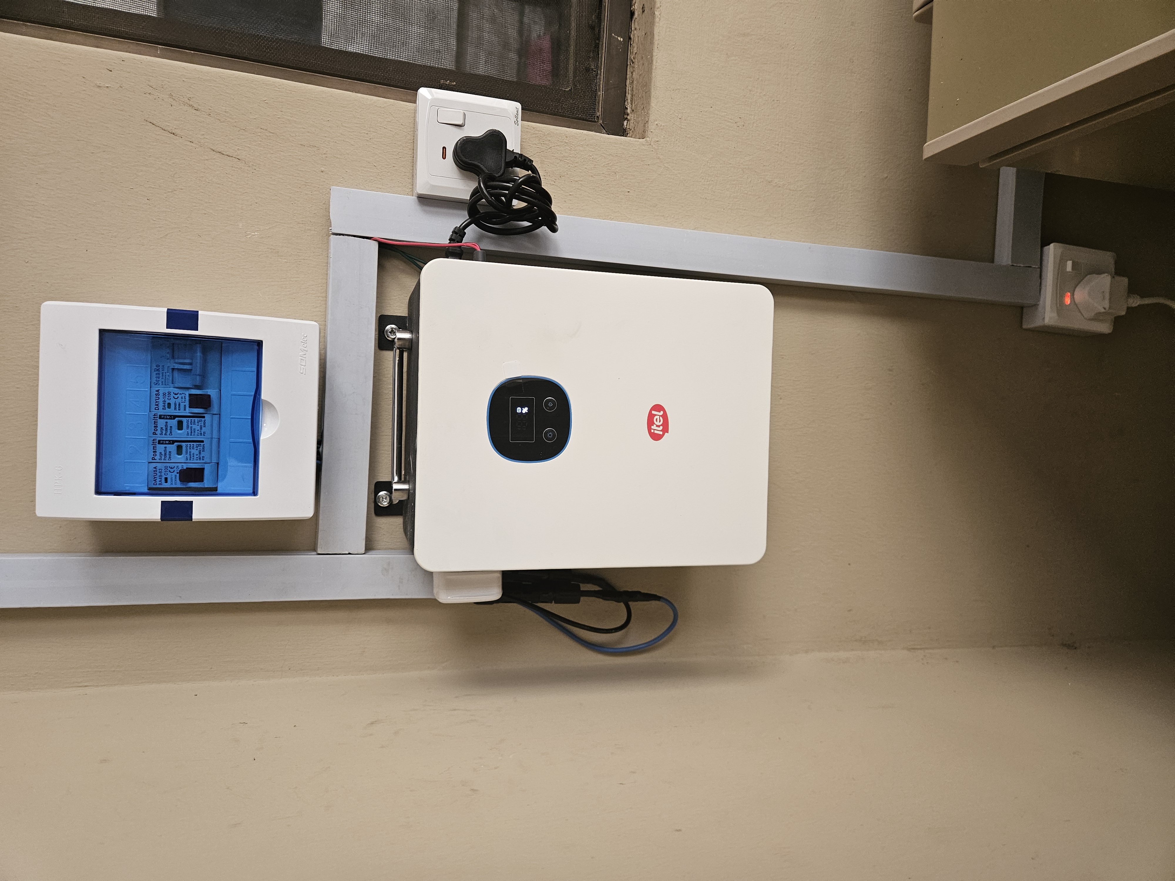 Itel power tank solar solution with freezer