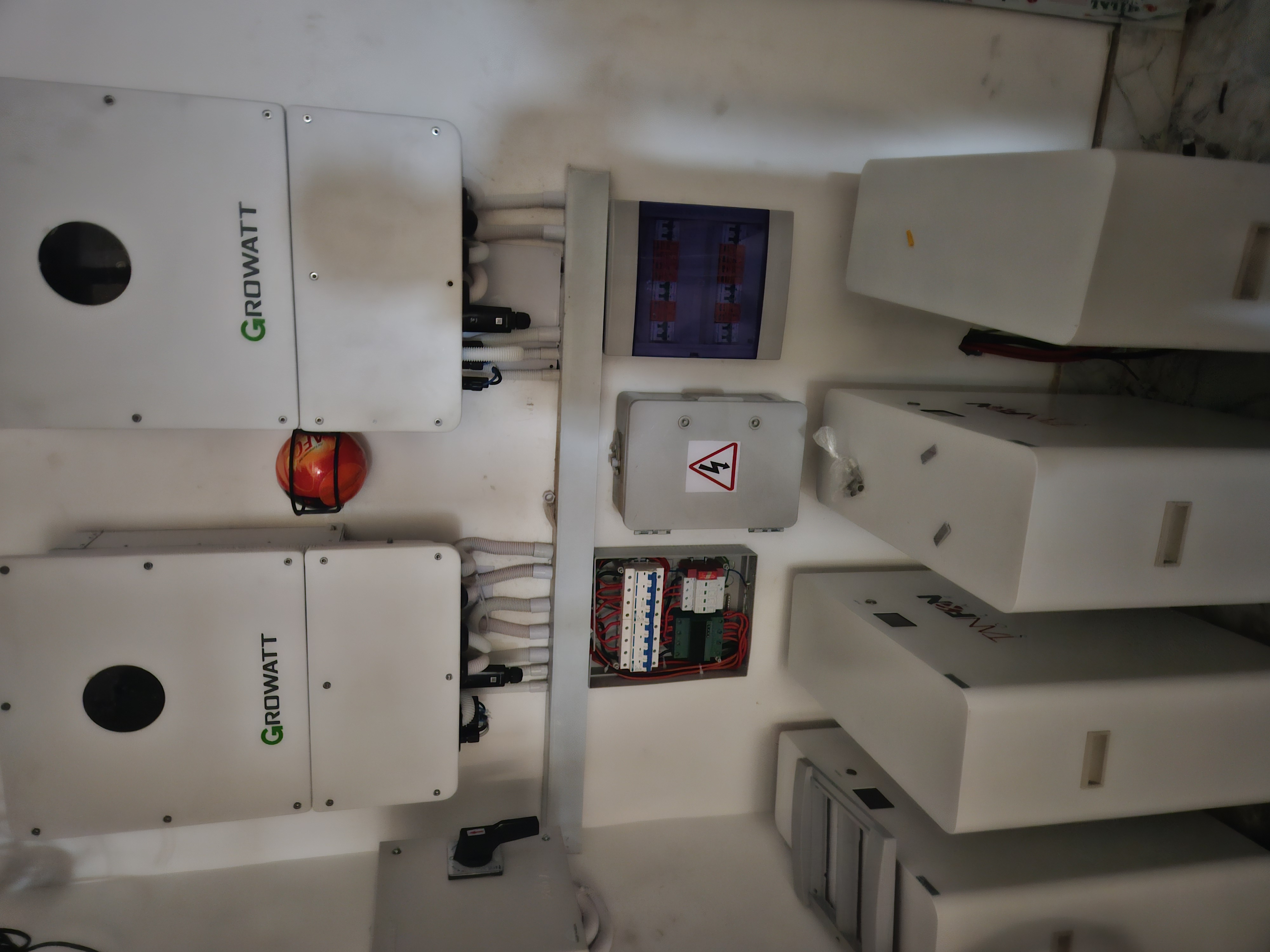 30kw 3-Phase Growatt Hybrid Inverter installed in lekki